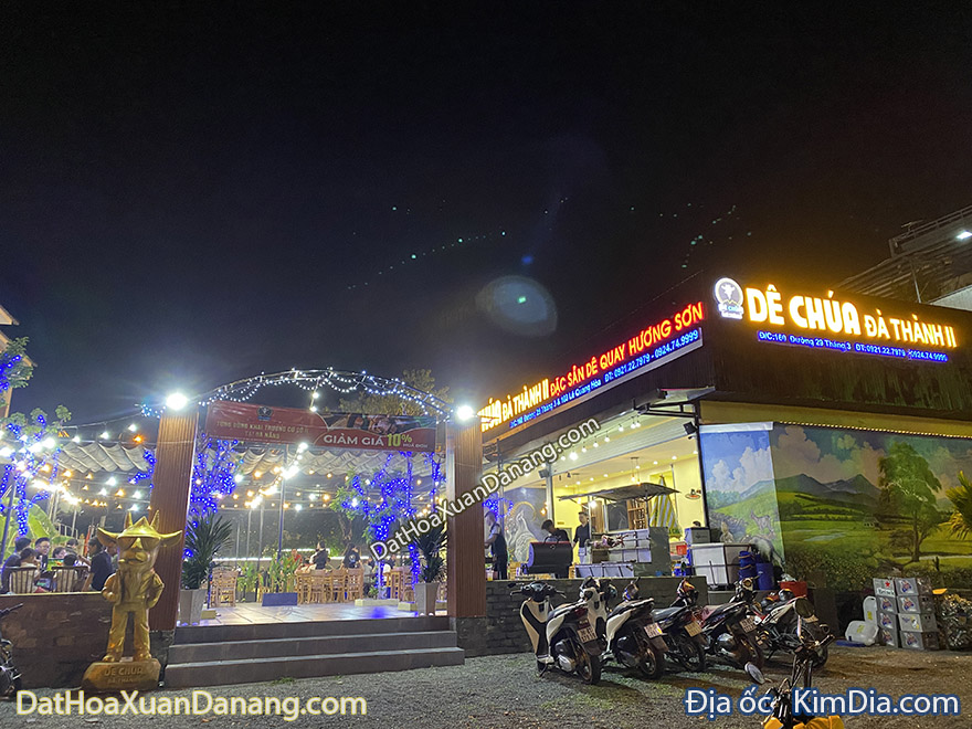 nhà hàng dê chúa đà thành 2 hoà xuân 29 - 3. 