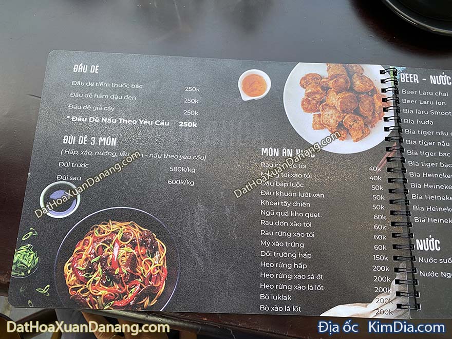 nhà hàng dê chúa đà thành 2 hoà xuân 29 - 3
